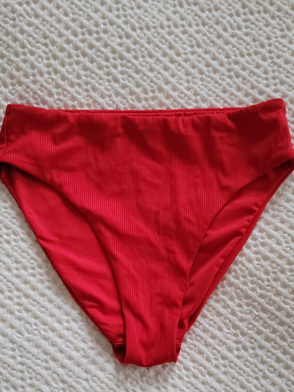 Victoria's Secret Women's Red High-Waist Swim Bottom